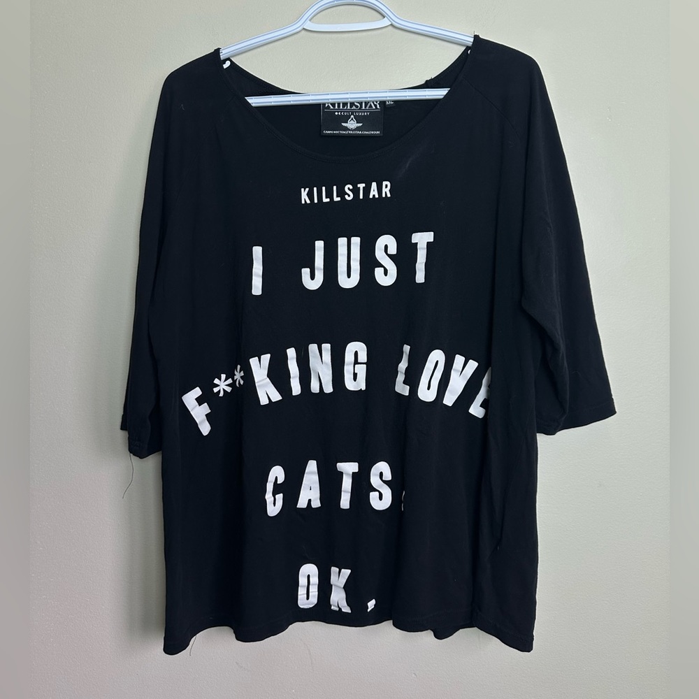 Killstar Black Graphic Top